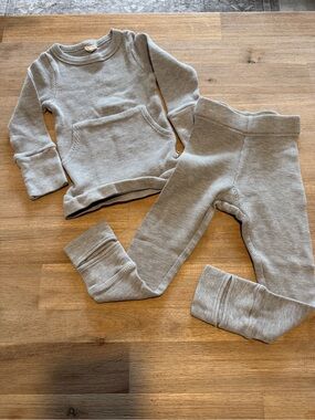 Guomi Thermal Set in Heather Gray 2T